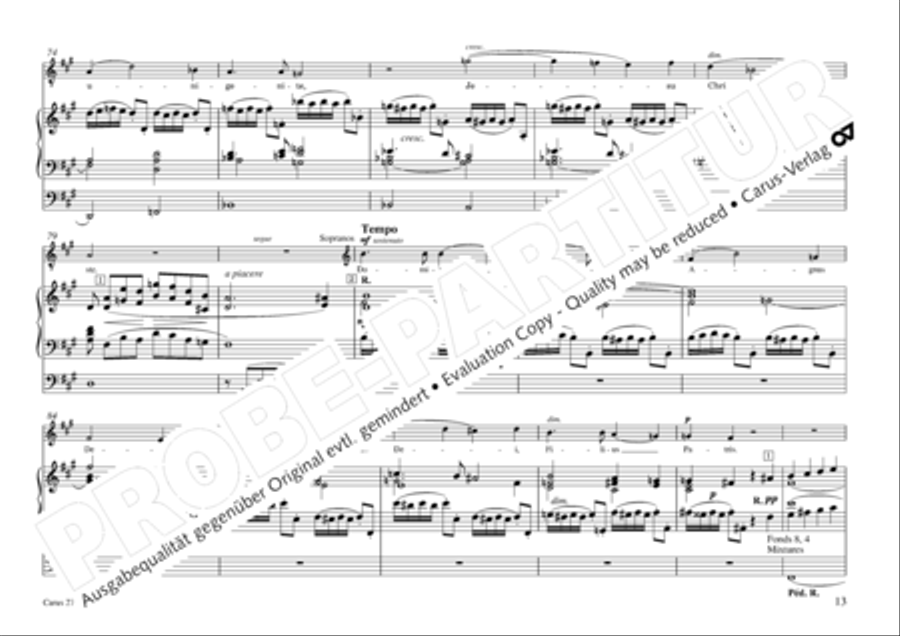 Messe solennelle en ut diese mineur 4-Part scores gallery preview page 14