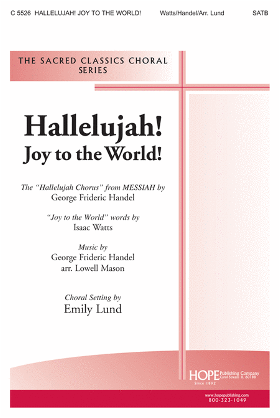 Hallelujah! Joy to the World 4-Part scores gallery preview page 1