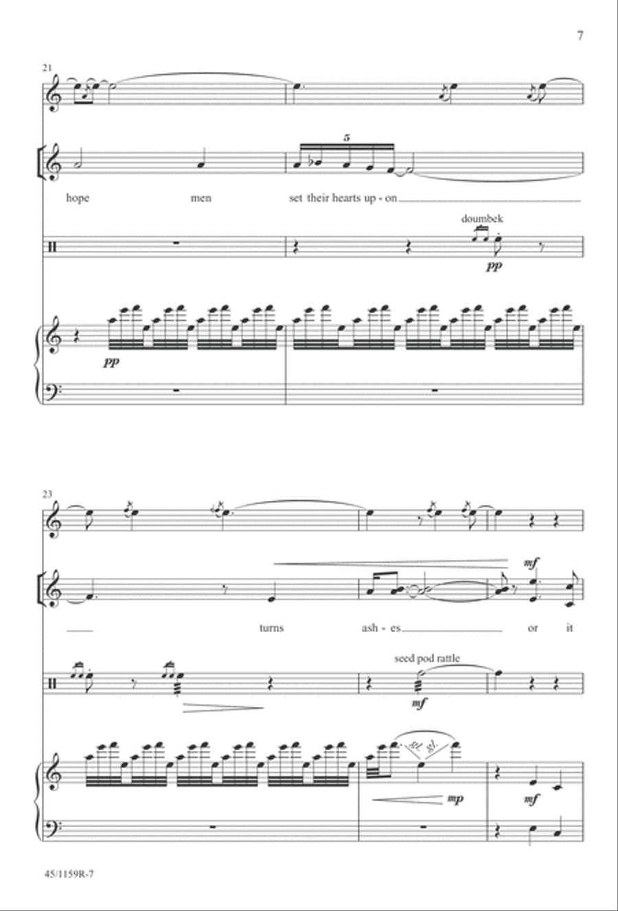 The Day of Hope - Choral/Full Score SSAA scores gallery preview page 7