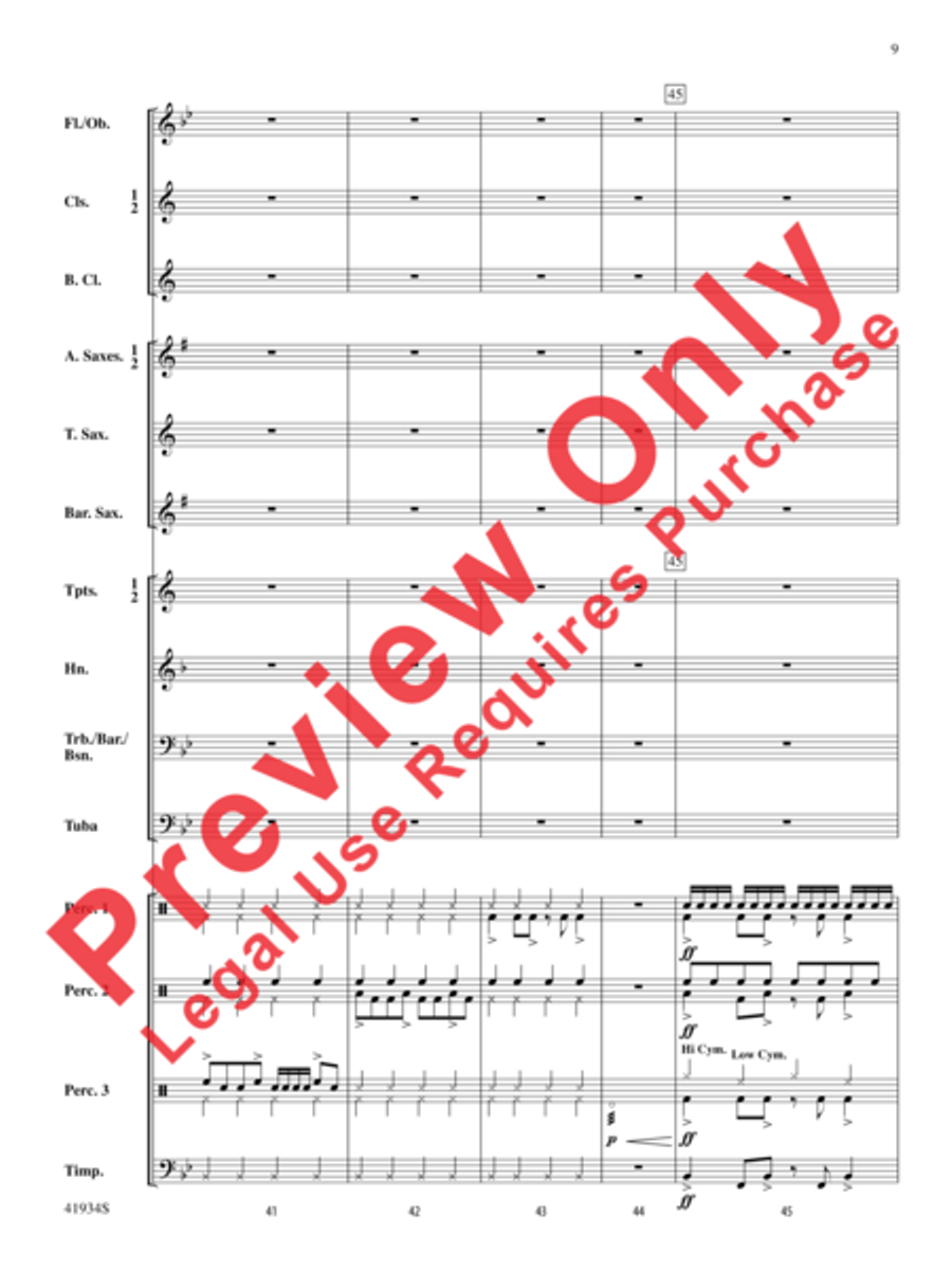 Little Drummer Dudes! Little Drummer Dudes! Concert Band scores gallery preview page 10