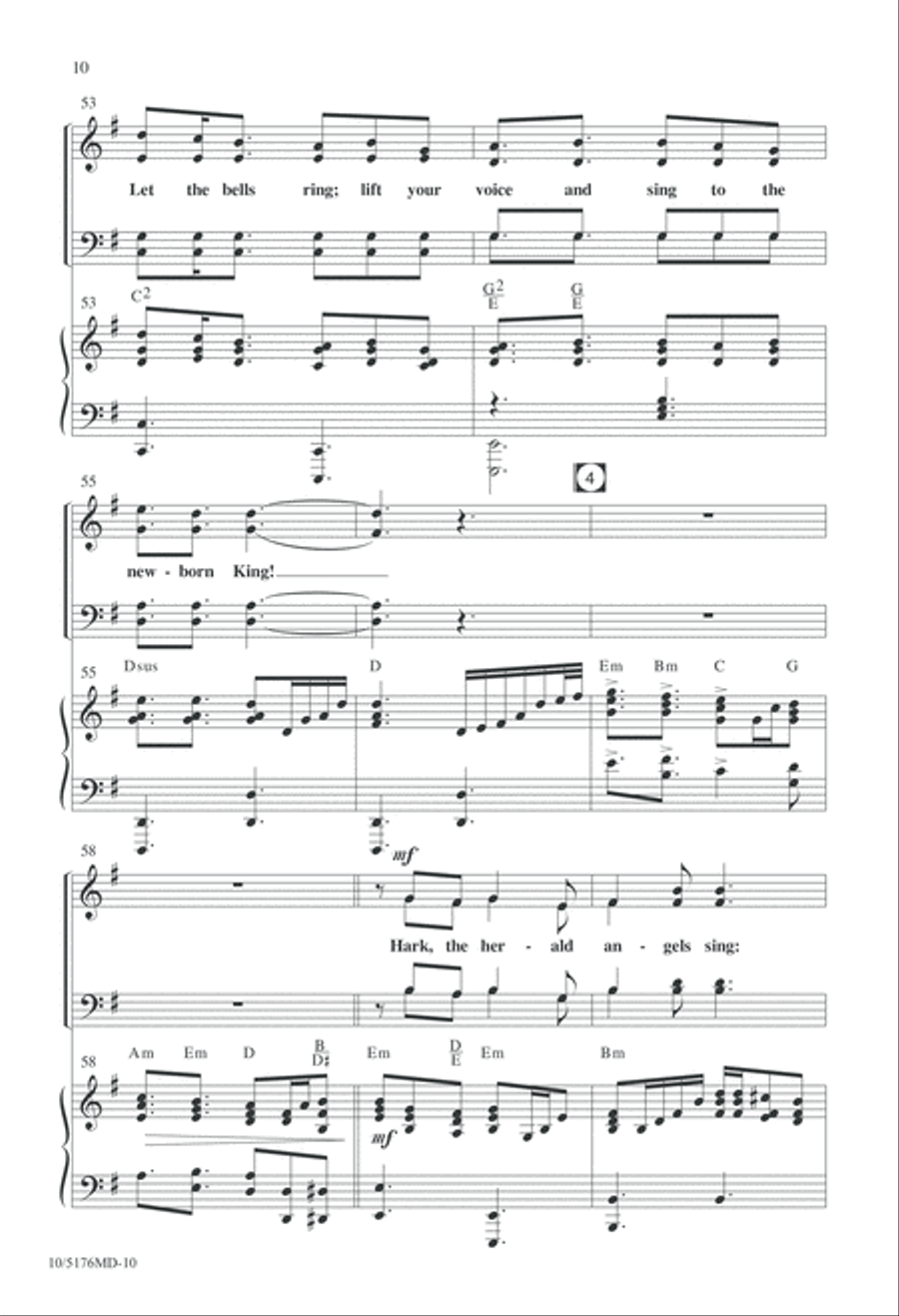 Let Us Rejoice, Christ is Born! 4-Part scores gallery preview page 10