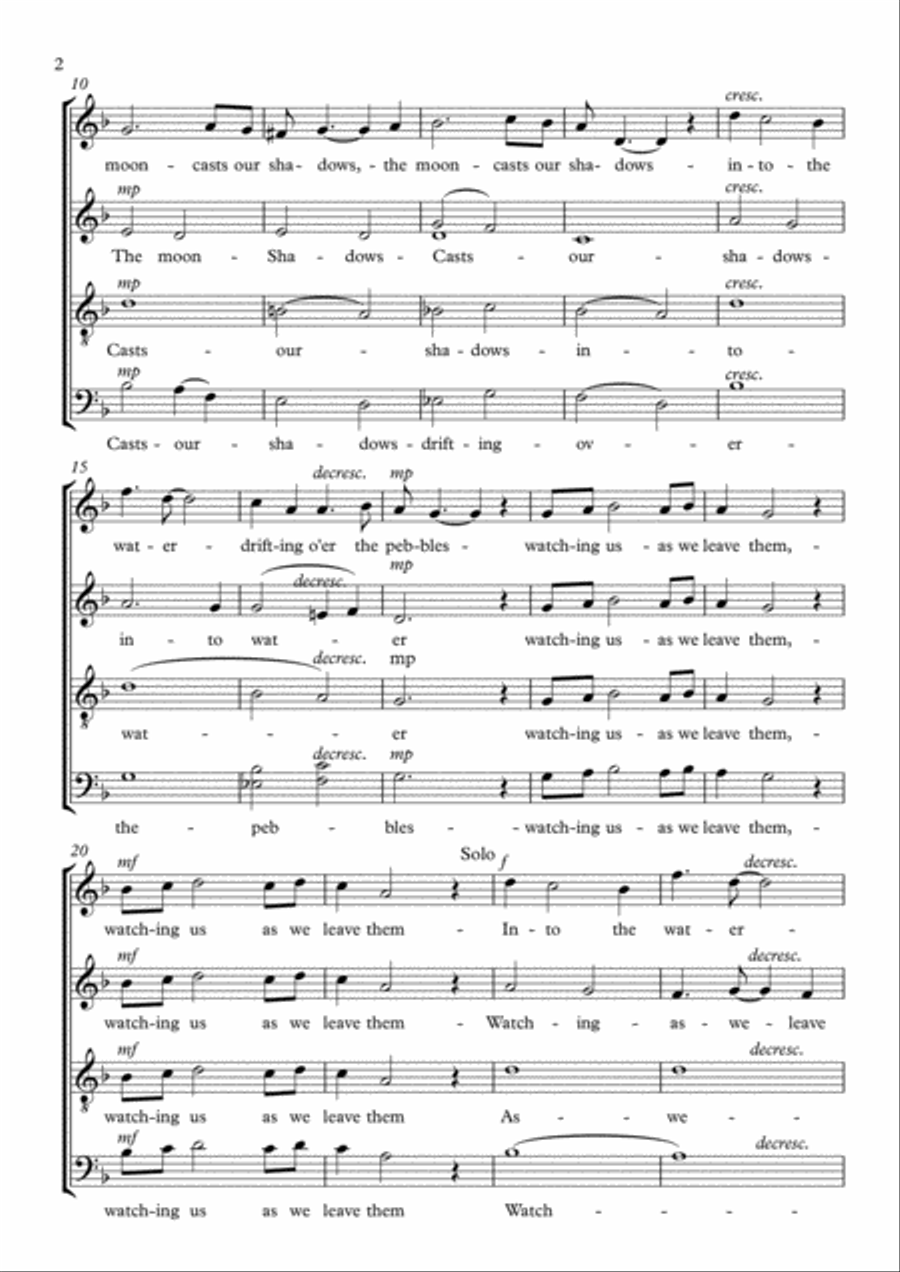 The River by Hope Mendelssohn Choir scores gallery preview page 2