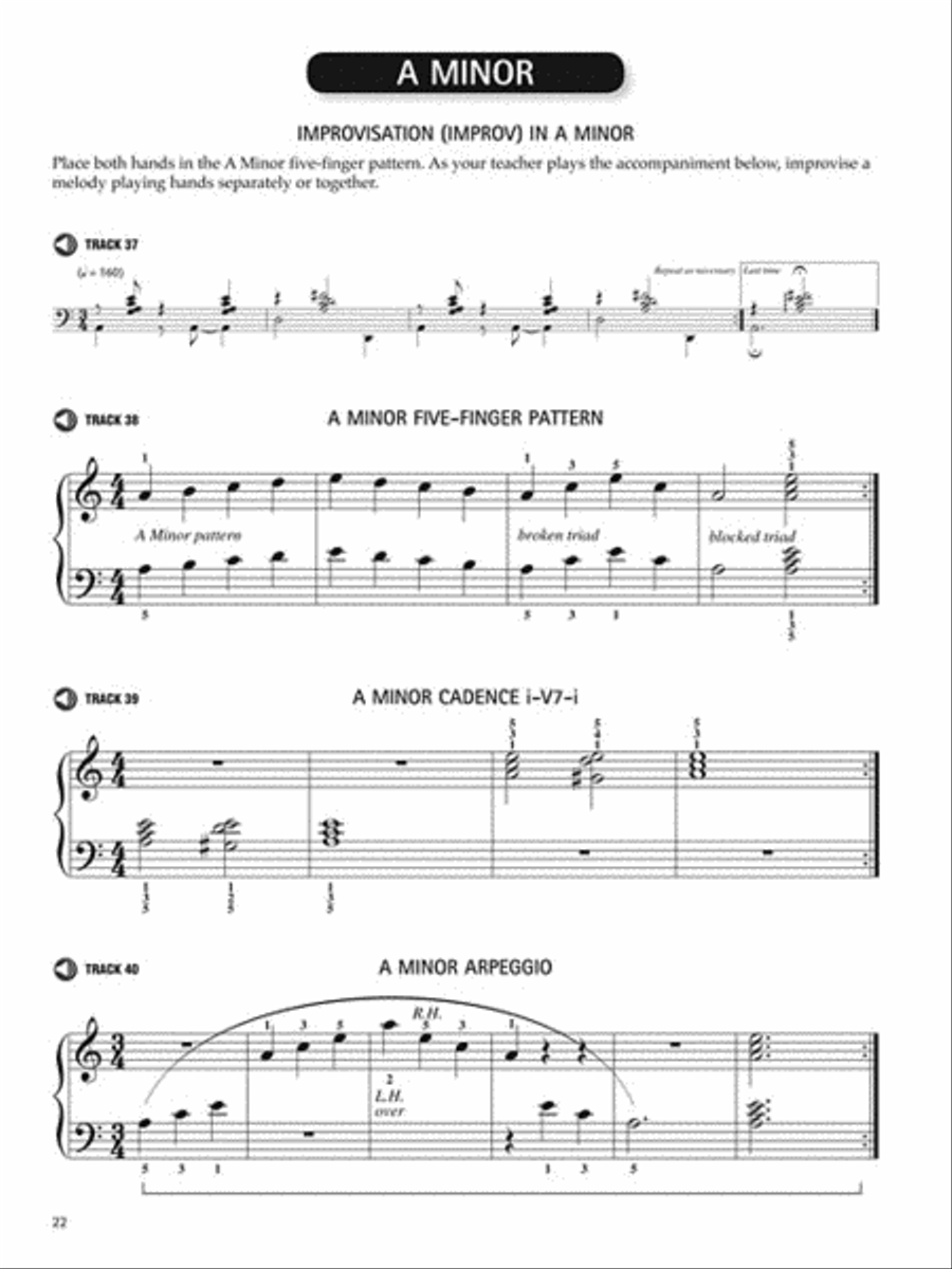 Scales, Patterns and Improvs – Book 1 Piano Method scores gallery preview page 5