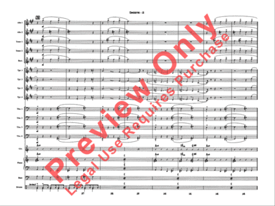 Sing, Sing, Sing Sing, Sing, Sing Jazz Ensemble scores gallery preview page 21