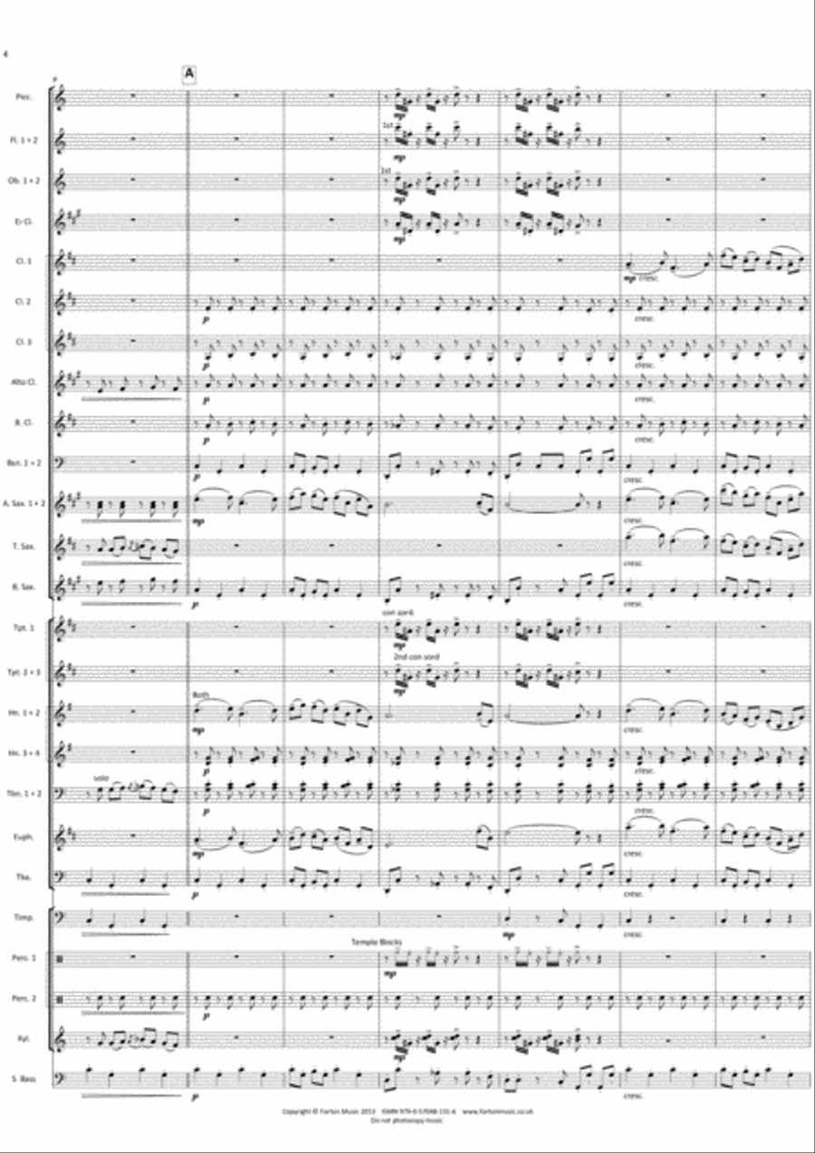 Radio Days Concert Band scores gallery preview page 4