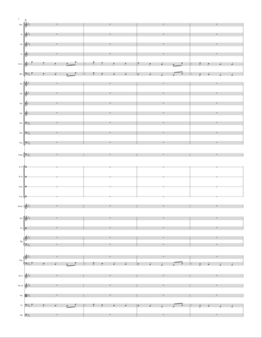 Another Day Of Sun Full Orchestra scores gallery preview page 4