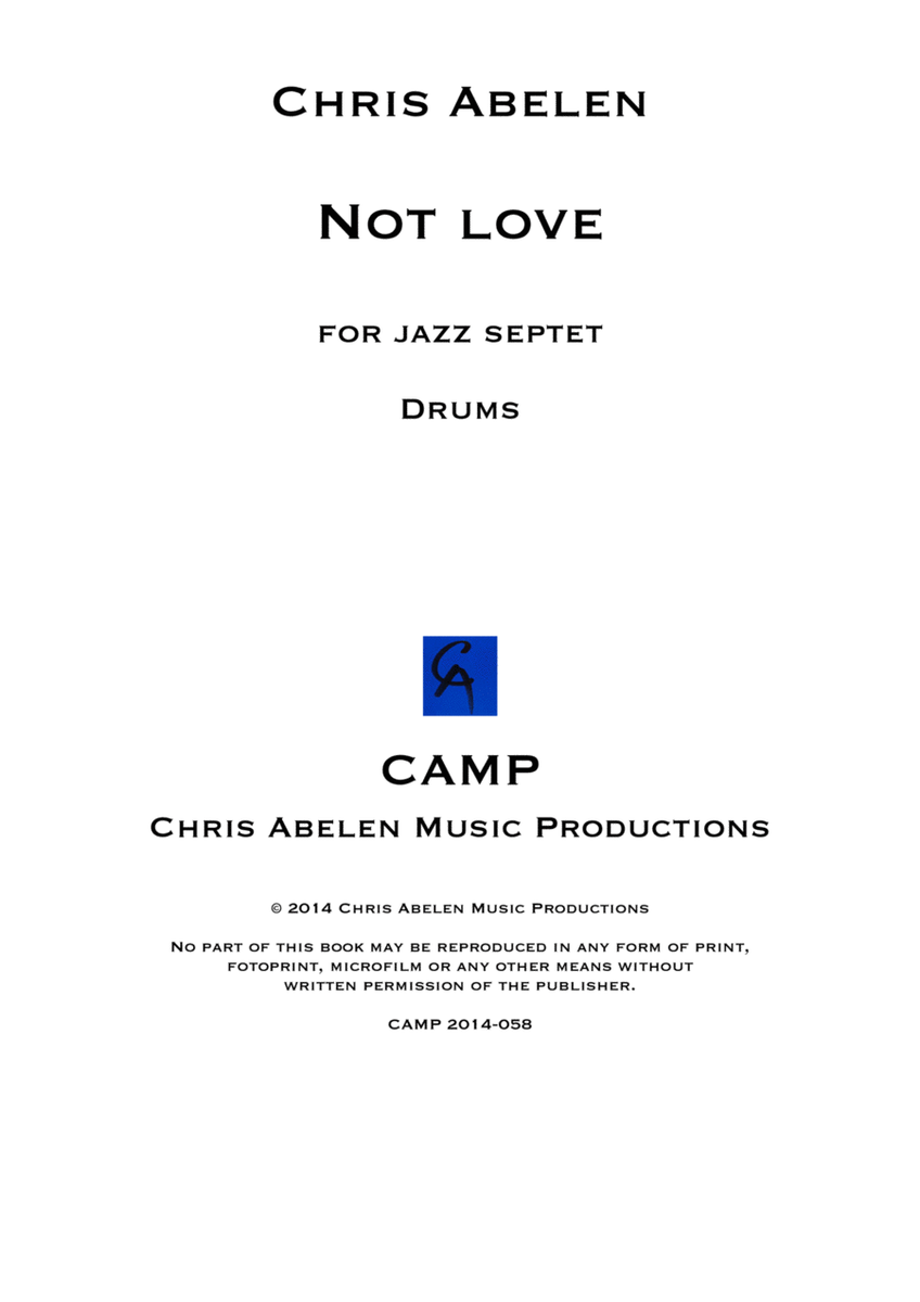 Not love - drums image number null