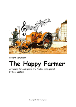The Happy Farmer by Robert Schumann, arranged for beginning piano trio
