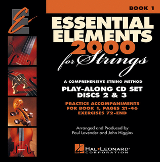 Book cover for Essential Elements for Strings - Book 1 Play-Along CD Set