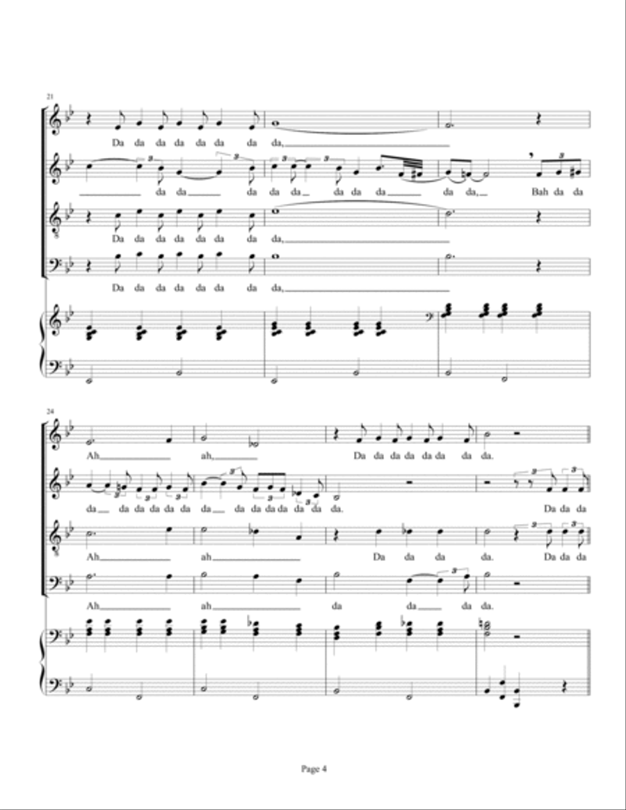 The Creole Love Call The Creole Love Call 4-Part scores gallery preview page 4