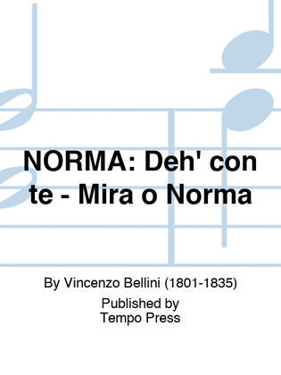 Book cover for NORMA: Deh' con te - Mira o Norma