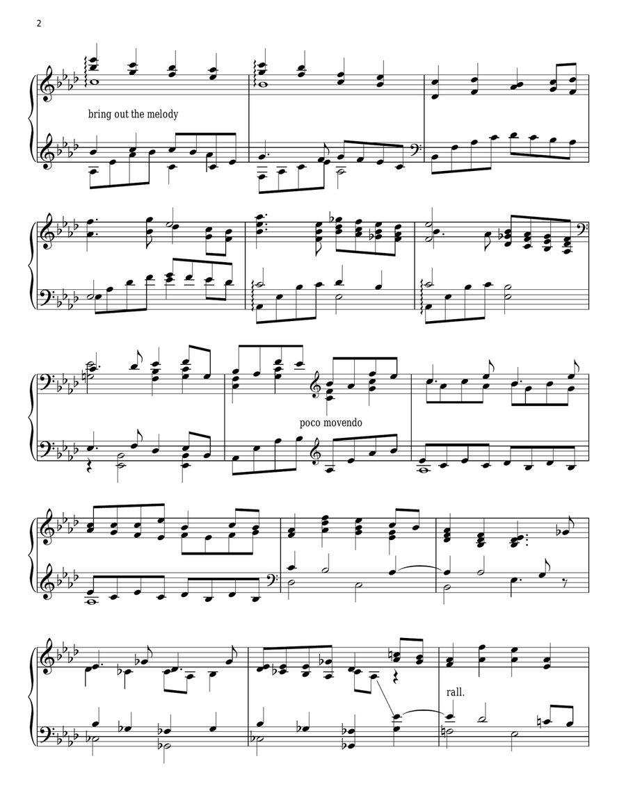 With One Look Piano Solo scores gallery preview page 2