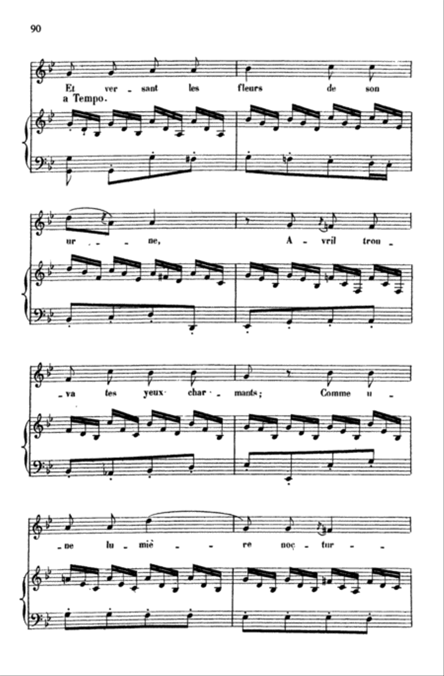 Massenet: Songs, Volume I, High Voice (French) High Voice scores gallery preview page 3