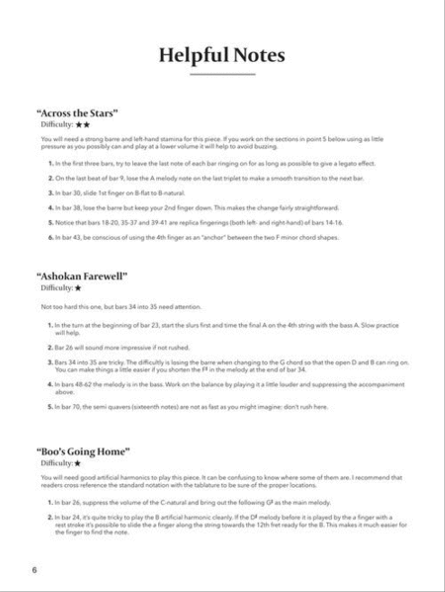 Movie Themes for Classical Guitar Acoustic Guitar scores gallery preview page 5