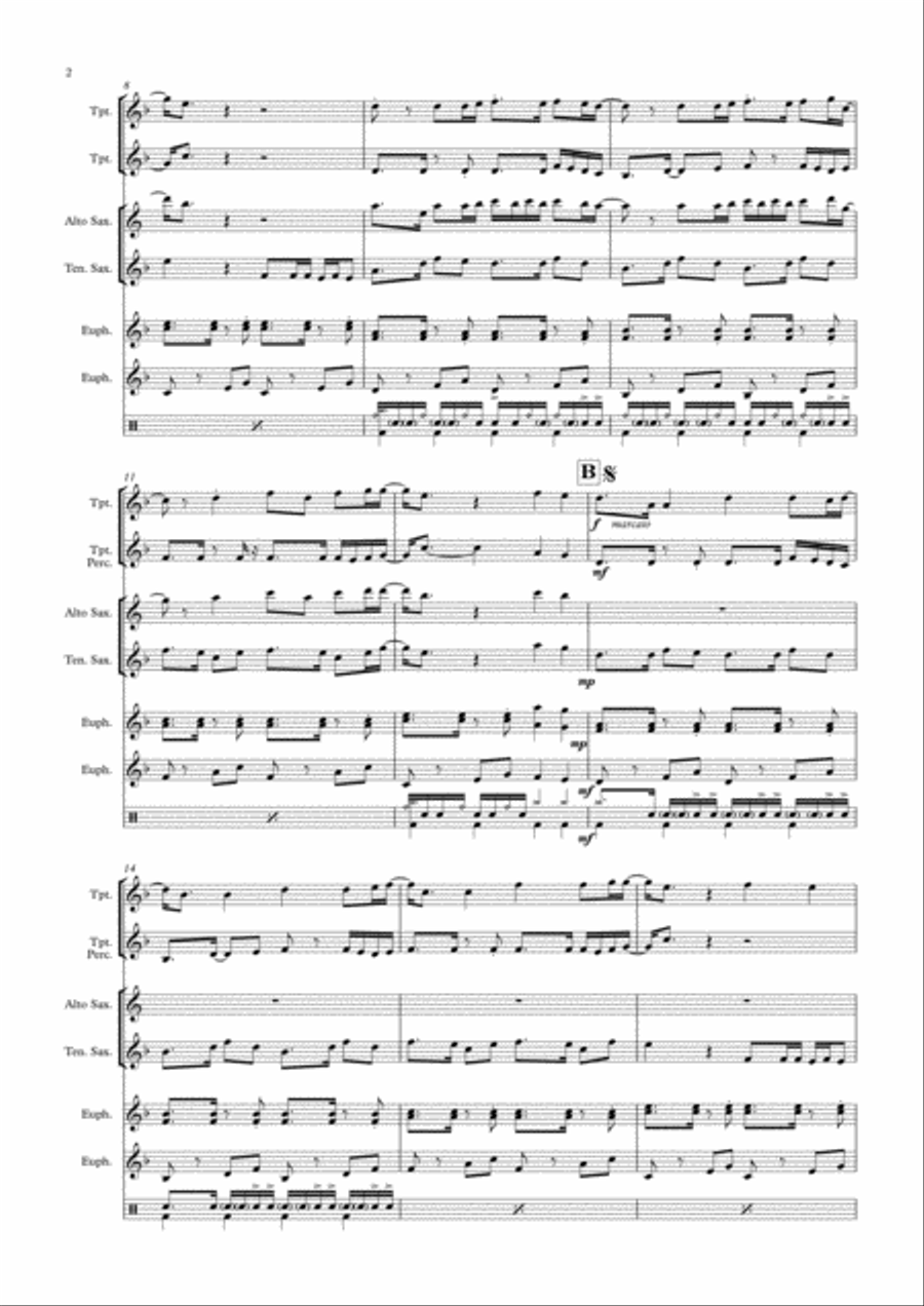 Despacito Small Ensemble scores gallery preview page 2