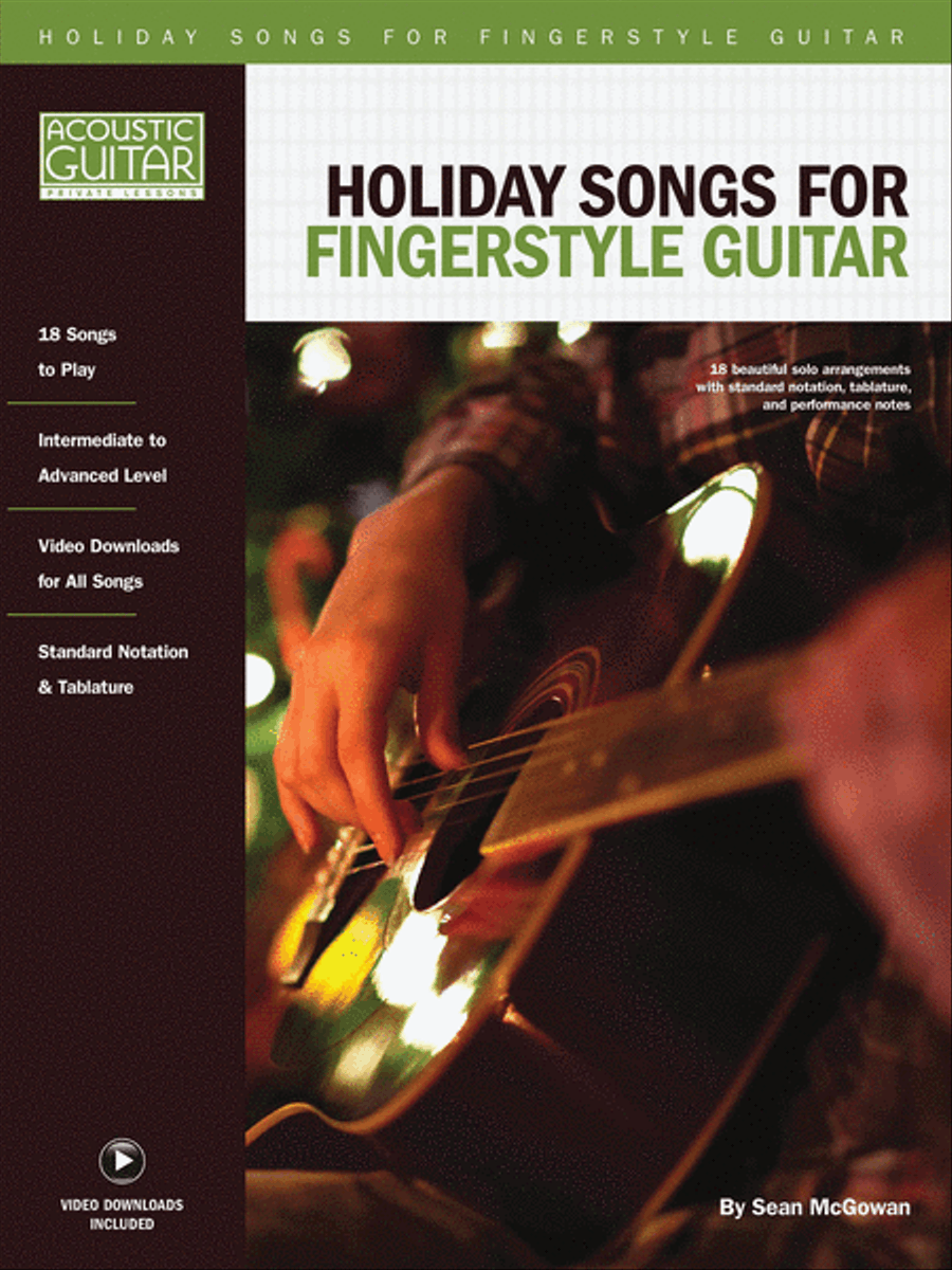 Holiday Songs for Fingerstyle Guitar Acoustic Guitar scores gallery preview page 1