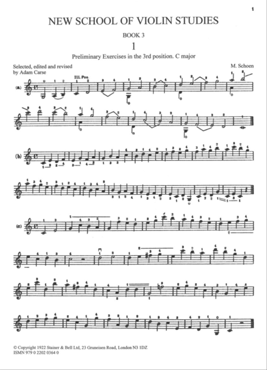 New School of Violin Studies. Book 3 Violin scores gallery preview page 2