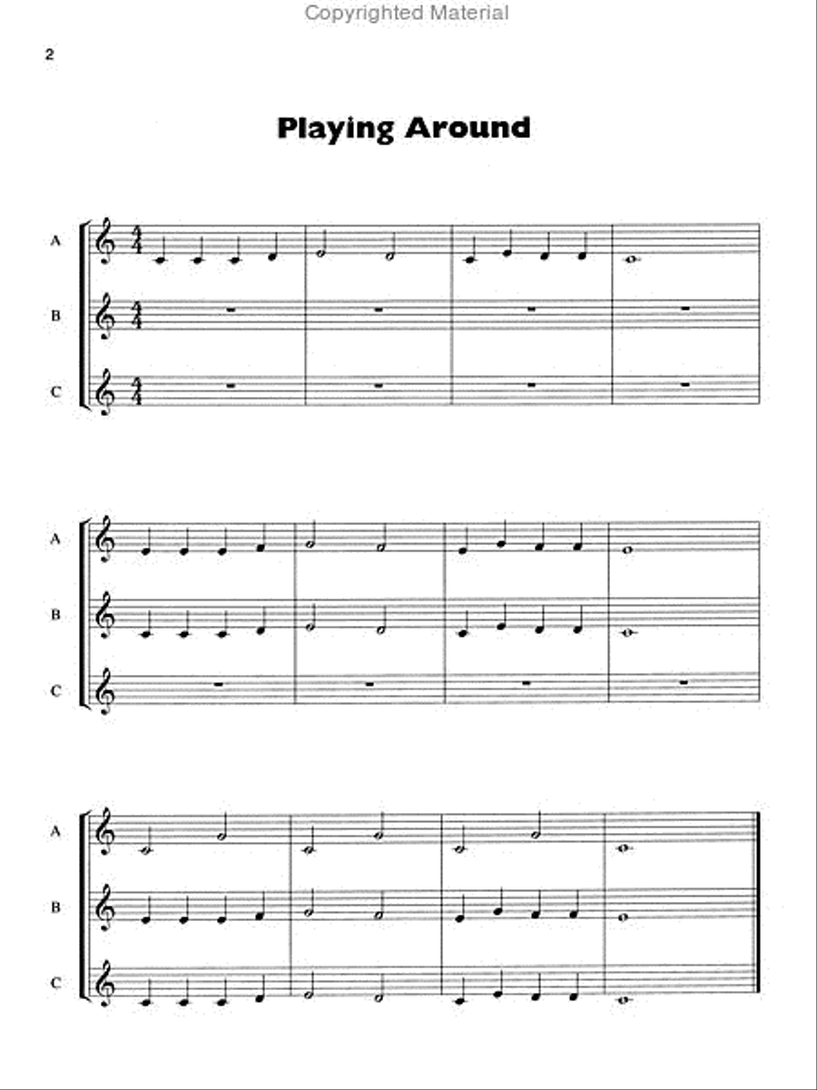 Yamaha Band Ensembles, Book 1 Concert Band Methods scores gallery preview page 3