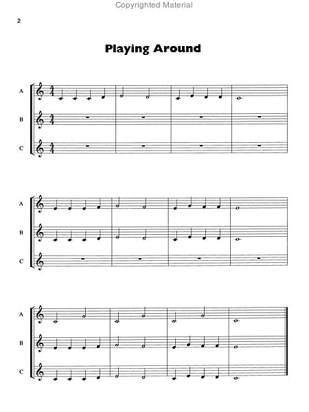 Yamaha Band Ensembles, Book 1