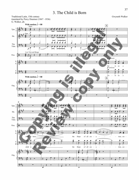 Alpha and Omega (Brass Version Full Score)