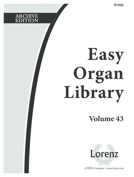 Easy Organ Library, Vol. 43