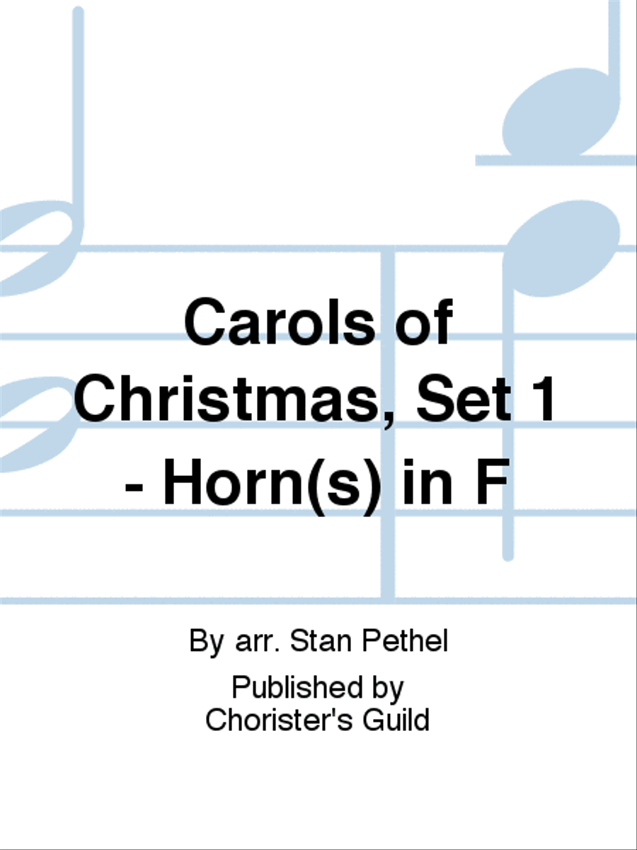 Carols of Christmas, Set 1 - Horn(s) in F Piano Accompaniment scores gallery preview page 1