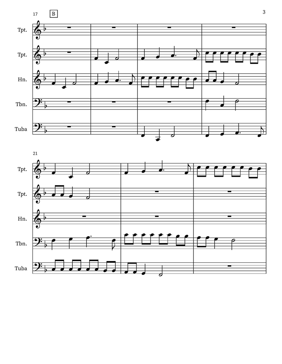 God bless All Good Friends Here Small Ensemble scores gallery preview page 3