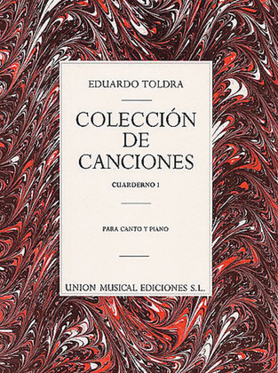 Toldra Coleccion De Canciones Volume 1 Voice/pf
