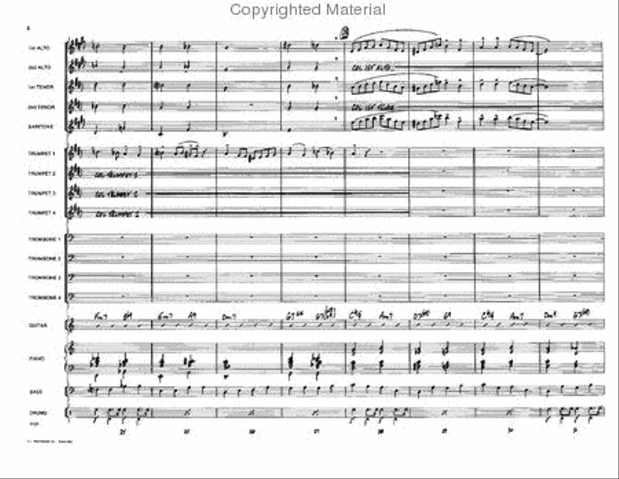 One For Woody Jazz Ensemble scores gallery preview page 5