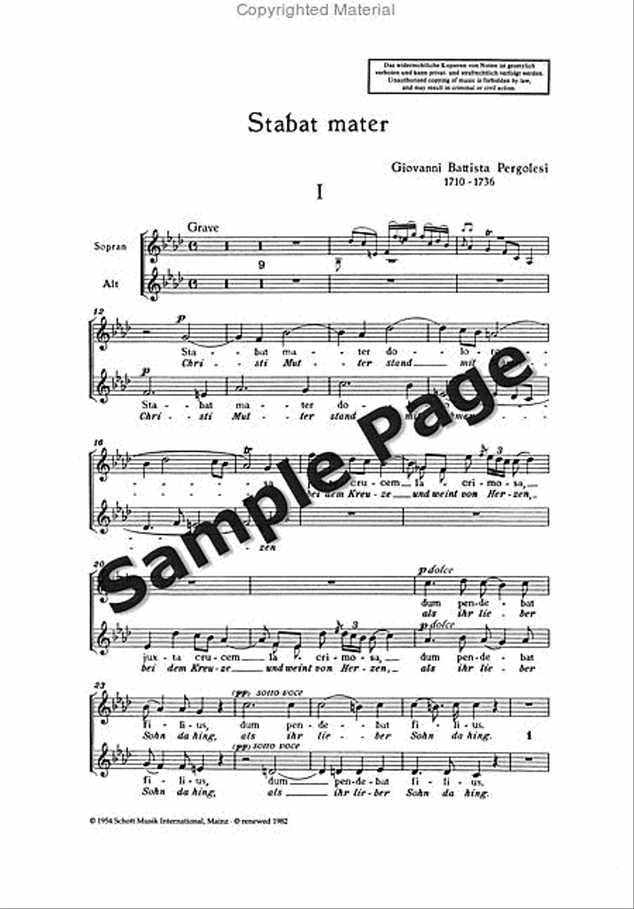 Stabat Mater Choir scores gallery preview page 4