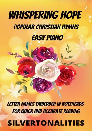 Book cover for Whispering Hope Piano Hymns Collection for Easy Piano
