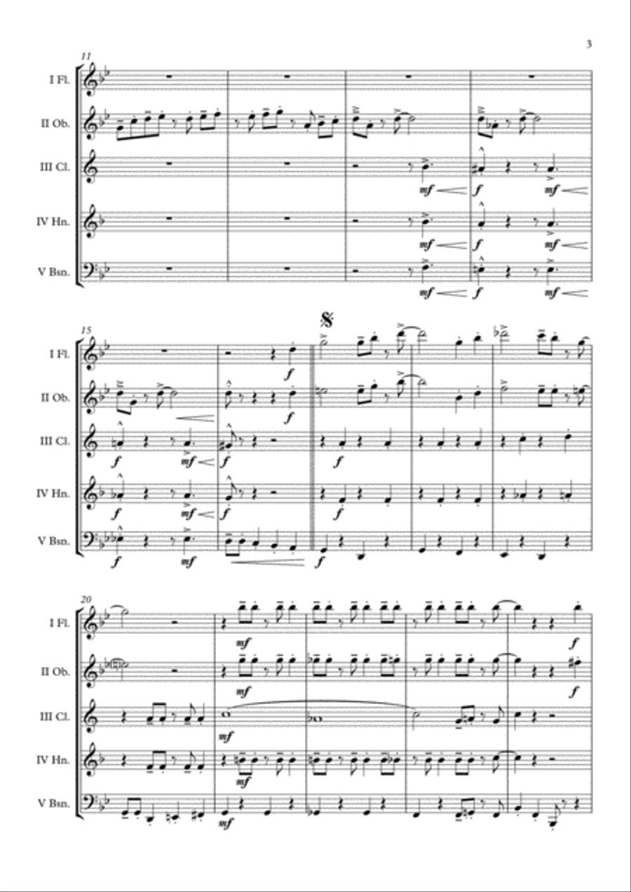 It Don't Mean A Thing (If It Ain't Got That Swing) Woodwind Quintet scores gallery preview page 4