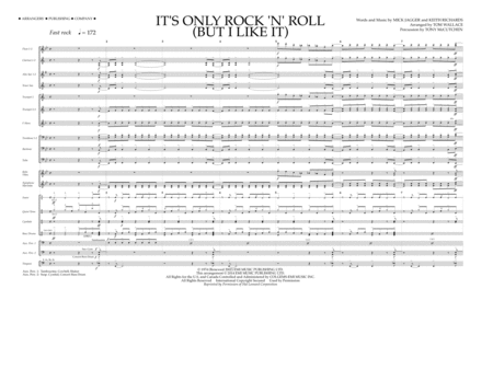 It's Only Rock 'n' Roll (But I Like It) - Full Score