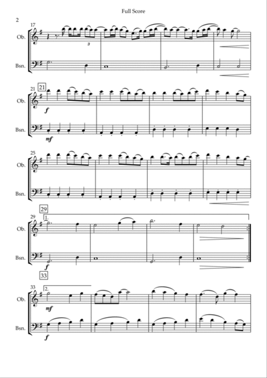 Build My Life Woodwind Duet scores gallery preview page 2