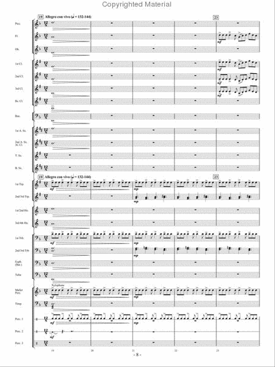 When The Tears Fell When The Tears Fell Concert Band scores gallery preview page 7