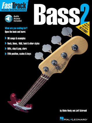 Book cover for FastTrack Bass Method – Book 2