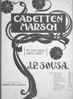 Cadetten Marsch. The High School Cadets March