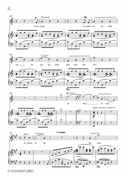 Liszt-Comment disaient-ils in a minor,for Voice and Piano image number null
