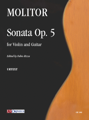 Book cover for Sonata Op. 5 for Violin and Guitar