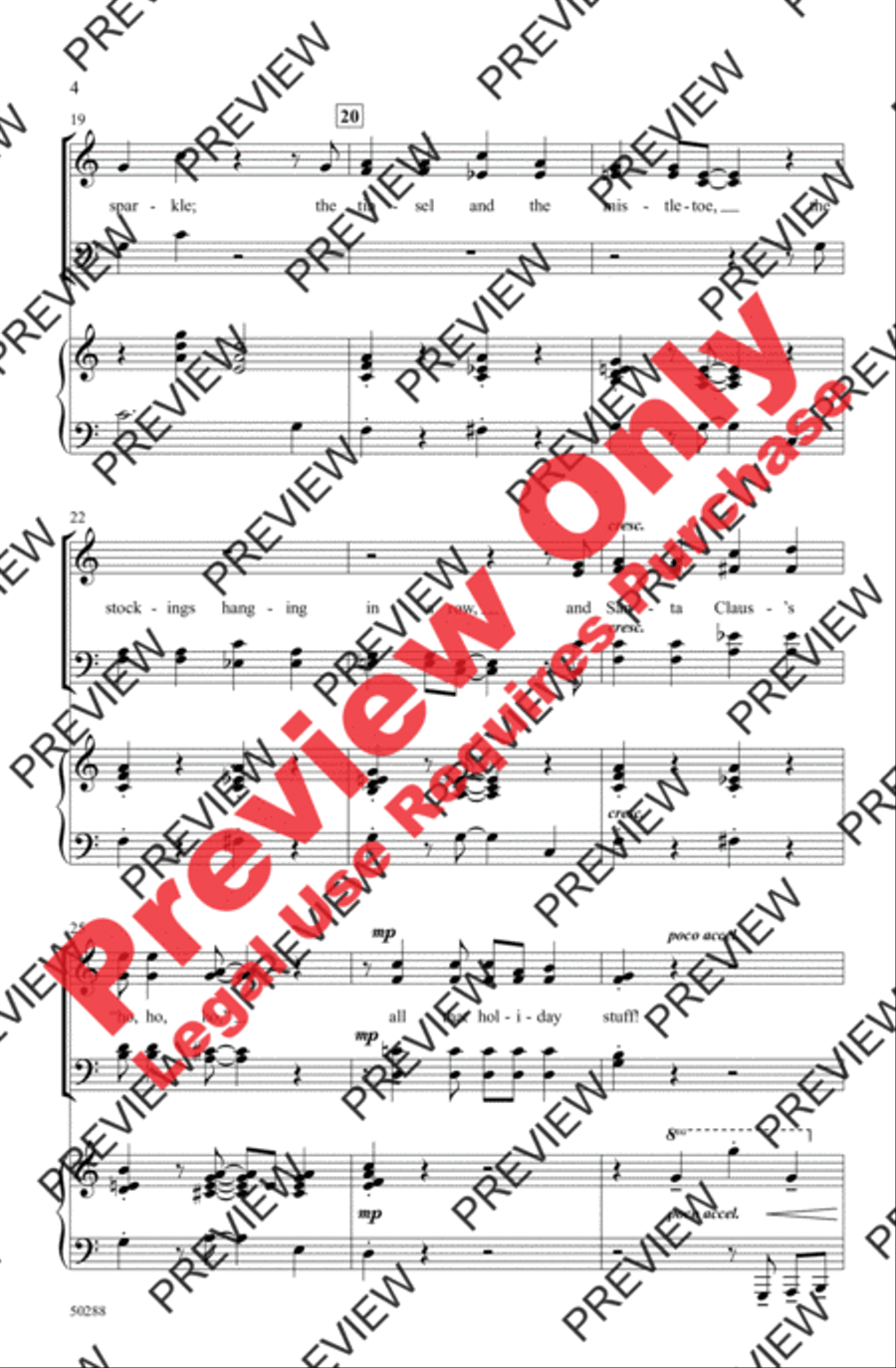 All That Holiday Stuff! All That Holiday Stuff! 4-Part scores gallery preview page 4