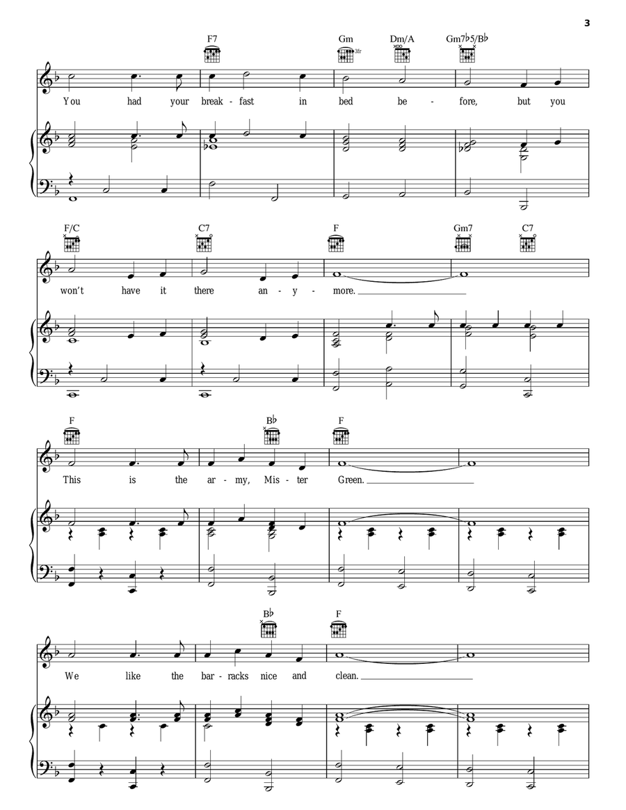 This Is The Army, Mr. Jones Guitar scores gallery preview page 3