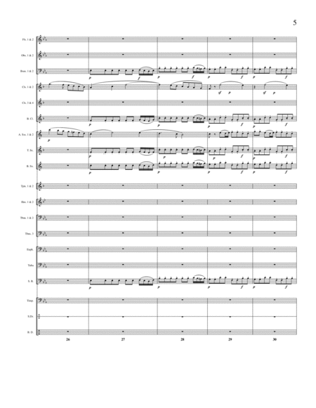 Overture to "The Magic Flute" transcribed for Concert Band image number null