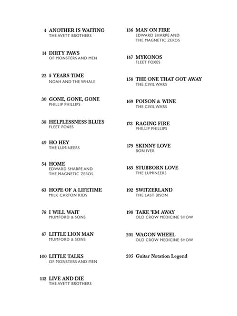 Today's Folk Rock Hits Electric Guitar scores gallery preview page 2