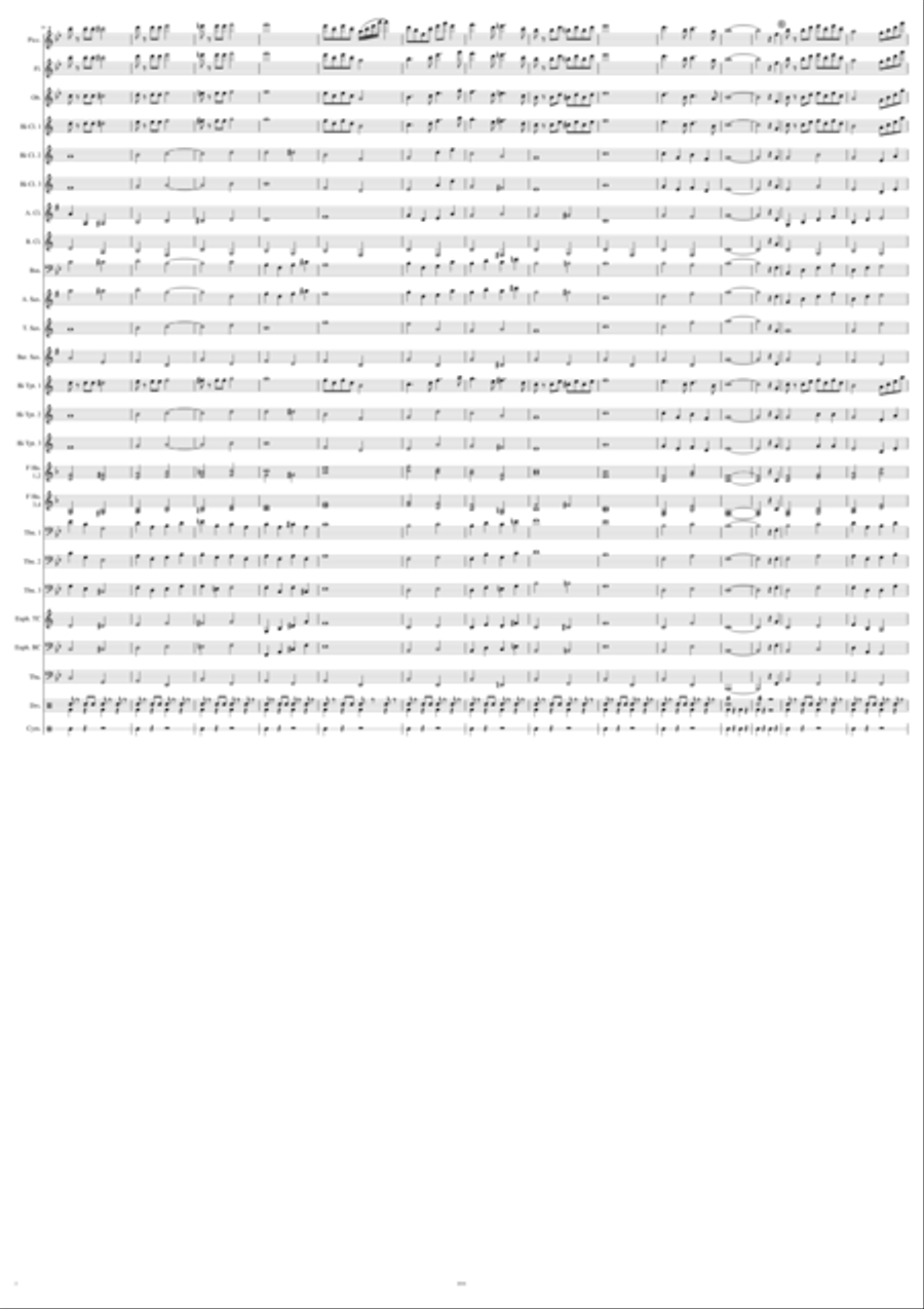 American Eagle (March) Concert Band scores gallery preview page 2