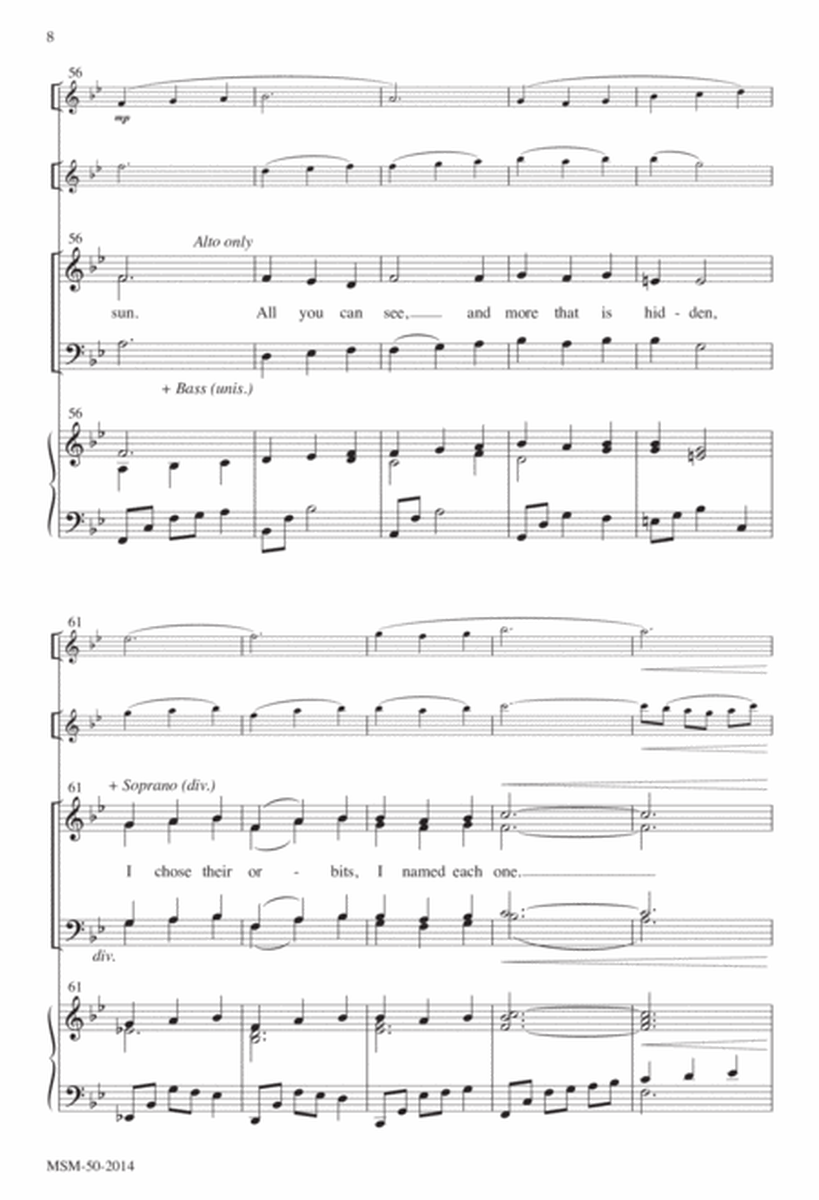 Hope in Me (Choral Score)