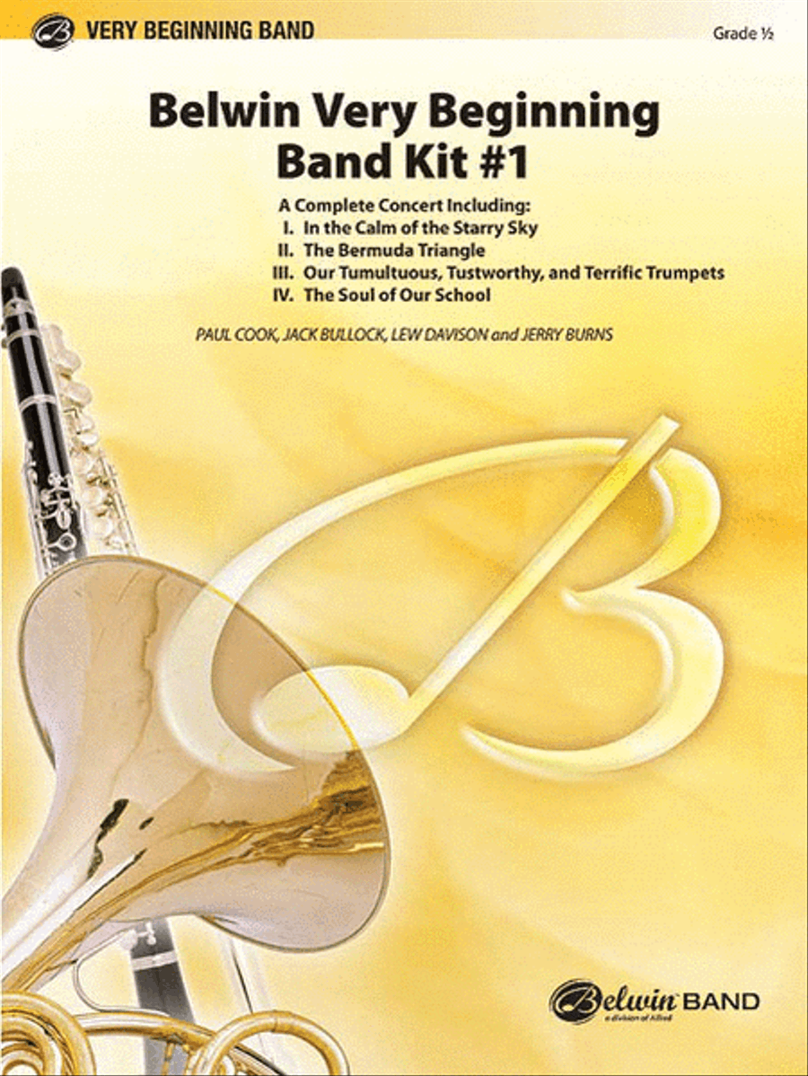 Belwin Very Beginning Band Kit #1 Concert Band scores gallery preview page 1