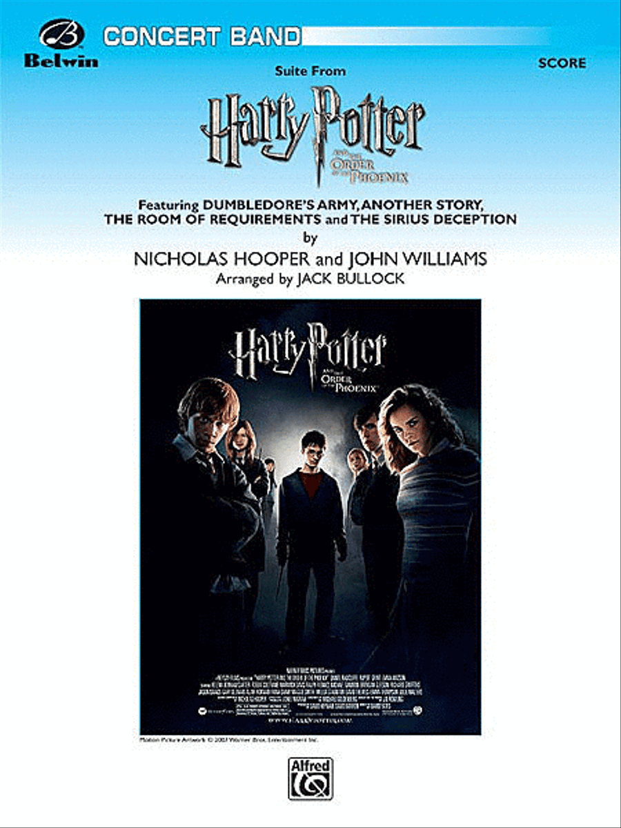 Harry Potter and the Order of the Phoenix, Suite from Concert Band scores gallery preview page 1