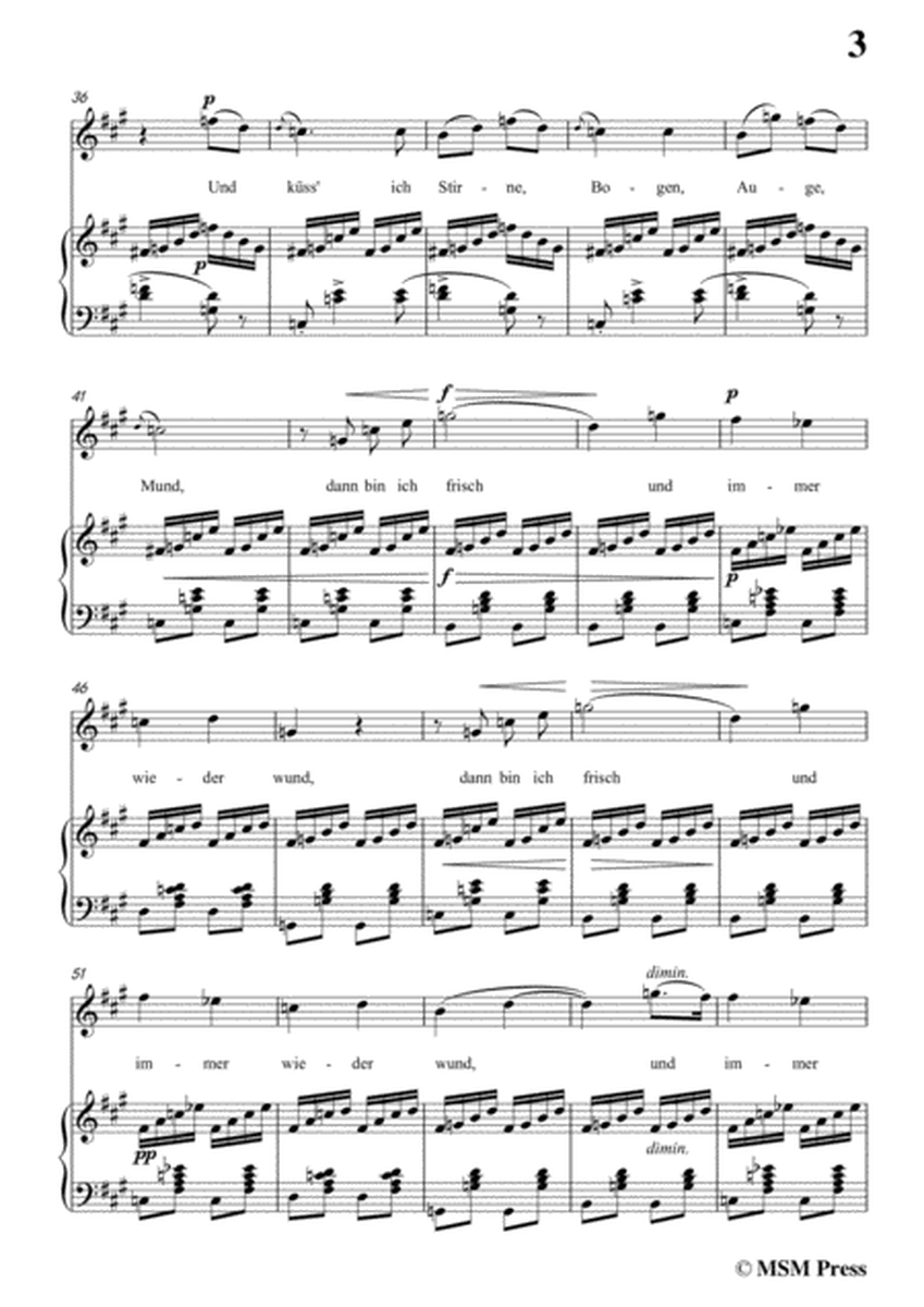 Schubert-Versunken,in A Major,for Voice&Piano