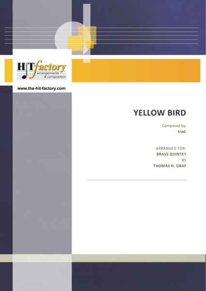 Yellow Bird - Haitian Folk Song - Calypso - Brass Quintet image number null