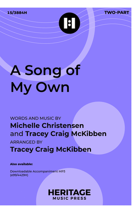 Book cover for A Song of My Own